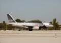 Spirit Airlines jet departing Royalty Free Stock Photo