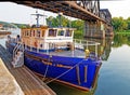 Spirit of Albany tugboat docked at Waterford Harbor