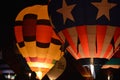 Night glow hot air balloons Boise Idaho 2019