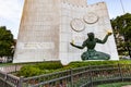 Spirit of Detroit Statue in downtown Detroit. Royalty Free Stock Photo