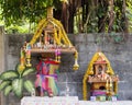 Spirit house Thai traditional. Little shrine