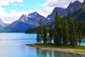 Spirit Island, Maligne Lake, Rocky Mountains, Canada Royalty Free Stock Photo