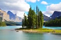 Spirit Island, Maligne Lake, Rocky Mountains, Canada Royalty Free Stock Photo