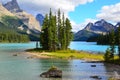 Spirit Island, Maligne Lake, Rocky Mountains, Canada Royalty Free Stock Photo