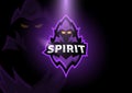 Spirit Logo Esports Gaming Halloween Horror Royalty Free Stock Photo