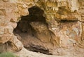 Spirit Mountain cavern limestone Cave entrance Cody Wyoming Royalty Free Stock Photo