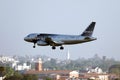 Spirit plane, Black livery took off from Los Angeles Airport, LAX