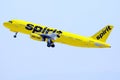 Spirit plane taking off from Las Vegas Airport LAS