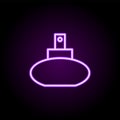 spirits neon icon. Elements of web set. Simple icon for websites, web design, mobile app, info graphics Royalty Free Stock Photo