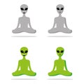 Spiritual alien Royalty Free Stock Photo