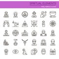 Spiritual Elements Royalty Free Stock Photo