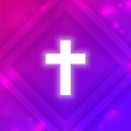 spiritual holy cross sign background for eternal soul and hope