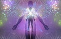 Spiritual Human Awakening or Enlightment Concept