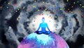 Spiritual human meditate mental mind soul health connect universe chakra healing peace yoga breath holistic imagine inspiring