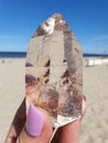 My Own Collection - Crystals Gems Gemstones Rutile Quartz Beach