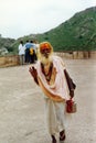 Spiritual man in india Royalty Free Stock Photo