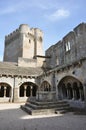 Spiritual retreat and reflection in the abbey, France