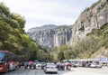 Spiritual Rocks(Lingyan) scenery area parking lot Royalty Free Stock Photo