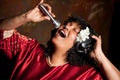 Spiritual singer Royalty Free Stock Photo