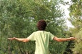 A Spiritual Young Man Worships Royalty Free Stock Photo