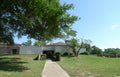 Spiro Mounds Archaeological Center entrance, Spiro, OK Royalty Free Stock Photo