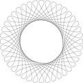 Spirograph pattern frame