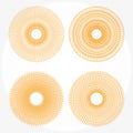 Spirograph patterns Royalty Free Stock Photo