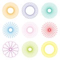 Spirograph Patterns Circles Hoops Wheels Flowers