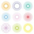 Spirograph Patterns Circles Hoops Wheels Flowers