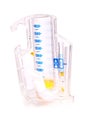 Spirometer isolated on white Royalty Free Stock Photo
