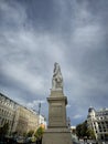 Spiru Haret statue in Bucharest Royalty Free Stock Photo