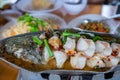 Spisy fish soup Royalty Free Stock Photo