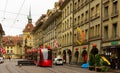 Spitalgasse street with Kafigturm and Pfeiferbrunnen fountain, Bern