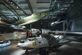 Spitfire and catalina Swedish air force museum Royalty Free Stock Photo