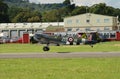 Spitfire fighter taking off Royalty Free Stock Photo