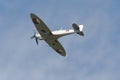 Spitfire in flight Royalty Free Stock Photo