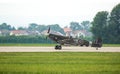 Spitfire just landed at Pardubice Air Show