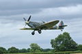 Spitfire over the hedgerow