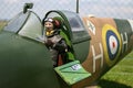 Spitfire pilot Royalty Free Stock Photo