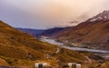 Spiti river valley in Lahaul and Spiti