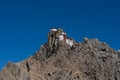 Monastery in Dhankar Village, Spiti Valley, Himachal Royalty Free Stock Photo