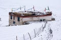 A Traditional House - Snow Covered Langza Village, Spiti Valley, Himachal Pradesh