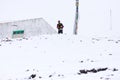 A Local - Snow Covered Langza Village, Spiti Valley, Himachal Pradesh