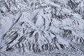 Spiti Valley in India. Himalaya mountain range, aerial view on the hill, Ladakh in India. Asia mountain Himalayas, blue winter Royalty Free Stock Photo
