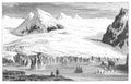 Spitsbergen norway landscape vintage engraving
