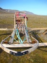 Husky Dog Sled and harness used in Spitzbergen, Norway Royalty Free Stock Photo