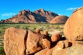 Spitzkoppe area with beautiful rock formations and arches in Damaraland Namibia Royalty Free Stock Photo