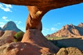 Spitzkoppe area with beautiful rock formations and arches in Damaraland Namibia Royalty Free Stock Photo