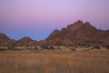 Spitzkoppe Range Earths shadow Namibia