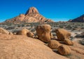 Spitzkoppe, unique rock formation in Damaraland, Namibia Royalty Free Stock Photo